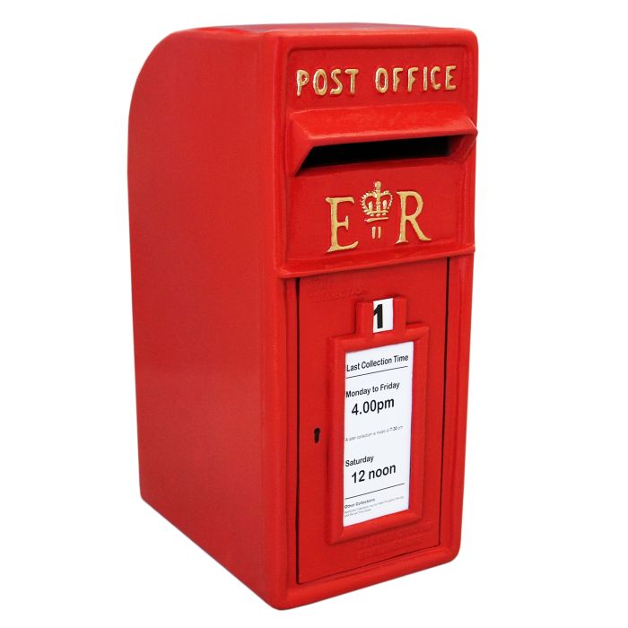 Engelse brievenbus - Rood - 24x37x57 |