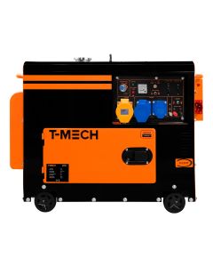 T-Mech Diesel Generator Stromerzeuger Einphasig 230V - Geräuschlos