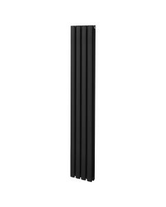 Radiateur à Colonne Ovale - 1600mm x 240mm – Noir