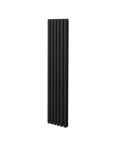 Radiateur à Colonne Ovale - 1800mm x 360mm – Noir