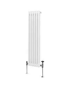 Traditionell 2-kolumns radiator - 1500 x 292 mm – Vit