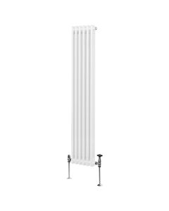 Traditionell 2-kolumns radiator - 1800 x 292 mm – Vit