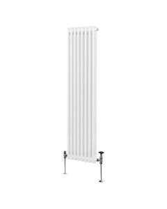 Traditionell 2-kolumns radiator - 1800 x 382 mm – Vit