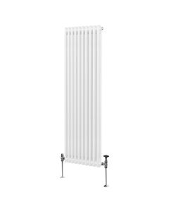 Traditionell 2-kolumns radiator - 1800 x 472 mm – Vit