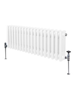 Traditionell 3-kolumns radiator - 300 x 832 mm – Vit