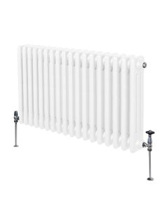 Traditionell 3-kolumns radiator - 600 x 832 mm – Vit