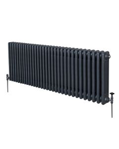 Traditionell 3-kolumns radiator - 600 x 1462 mm – Antracitgrå