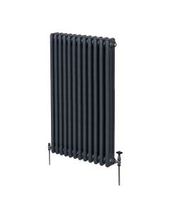 Traditionell 3-kolumns radiator - 1500 x 562 mm – Antracitgrå