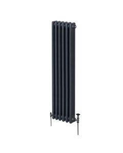 Traditionell 3-kolumns radiator - 1800 x 292 mm – Antracitgrå