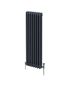 Traditionell 3-kolumns radiator - 1800 x 382 mm – Antracitgrå
