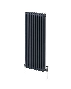 Traditionell 3-kolumns radiator - 1800 x 472 mm – Antracitgrå
