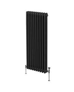 Traditionell 3-kolumns radiator - 1800 x 472 mm – Svart