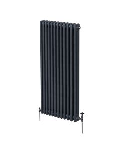 Traditionell 3-kolumns radiator - 1800 x 562 mm – Antracitgrå
