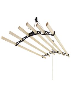 Droogrek Ophangbaar Plafond - Zwart - 1.2m