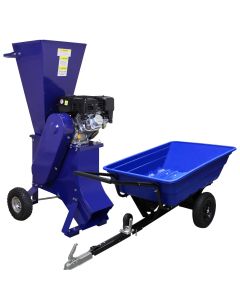 ATV Tipping Trailer & 15HP Wood Chipper