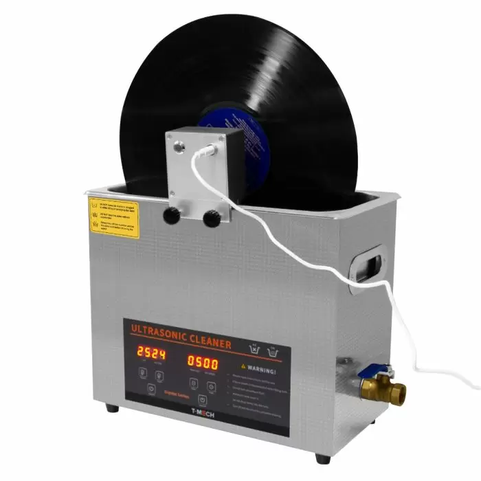 Nettoyeur Ultrasonique 6L & Adaptateur pour Vinyle