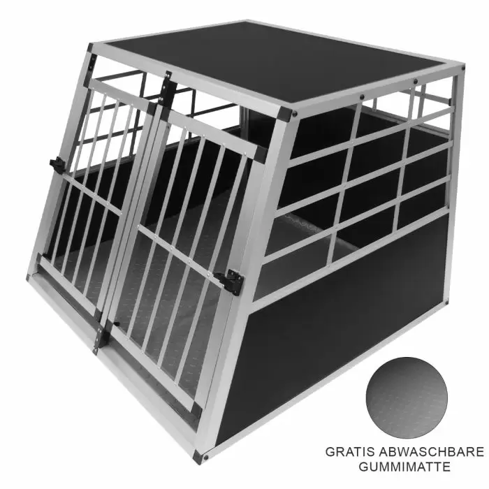 Auto Hundetransportbox – Große Doppelbox