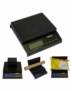 Bilancia Postale T-Mech Digitale Nera 38kg con 4 Modalità di Peso