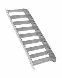 Verstellbare Neunteilige Verzinkter Stahl Treppe – 900mm breit