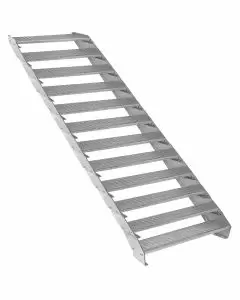 Verstellbare Zwölfteilige Verzinkter Stahl Treppe – 900mm breit
