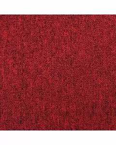 40 x Piastrelle di Moquette Rosso Scarlatto 10m2 