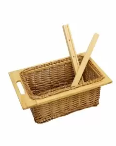 Pull Out Wicker Kitchen Baskets 400mm F1