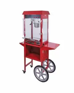 KuKoo Retro Popcorn Machine & Kar/Onderstel