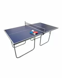 Tavolo da Ping Pong Pieghevole con Kit Racchette e Palline