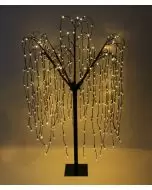 Wilgenboom LED kerstverlichting - Zwart - 180 m hoog - 400 warme lichtjes