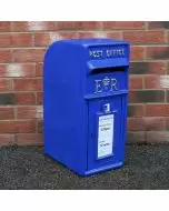 Blauwe brievenbus - Schotland -  24x37x57 cm