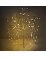 Pilträd på 180cm för utomhusbruk-Vit-400 varma LED